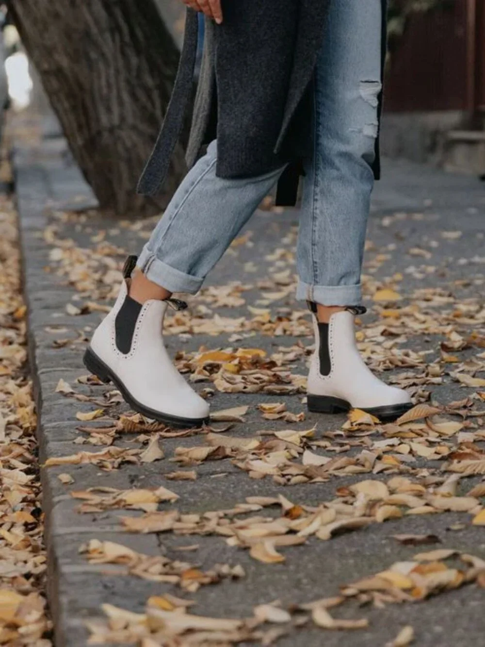 Blundstone Originals #2156 Women's High Top Boots US Size 7 Pearl Leather NEW - Picture 14 of 16